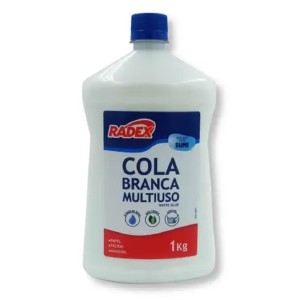 Cola Branca Líquida 1Kg Lavável Radex
