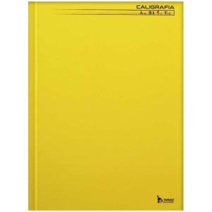 Caderno de Caligrafia Amarelo 48fls Tamoio