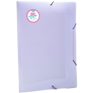 Pasta com Elástico Breeze Lilás Pastel 801PP-LI DAC