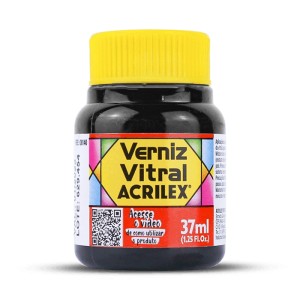 Verniz Vitral 37ml - Vermelho Fogo 507 Acrilex