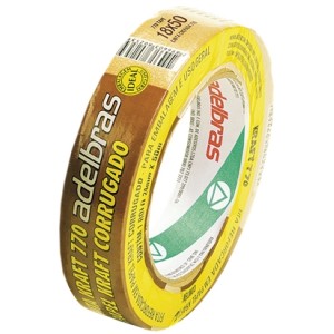 Fita Crepe Kraft 18mm x 50m Adelbras