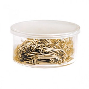 Clips 5 Aço Latonado Dourado c/100 ACC