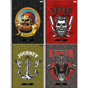 Caderno 15 Matérias Hyper 240fls Foroni