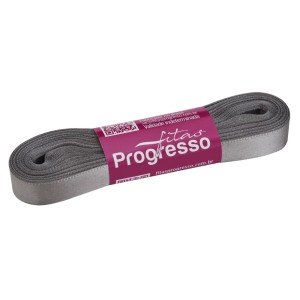 Fita de Cetim n.2 1222 - Cinza Progresso