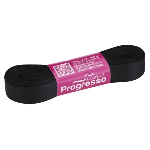 Fita de Cetim n.3 0219 - Preto Progresso