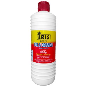 Cola Branca Líquida 500g Lavável Iris