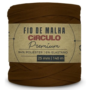 Fio de Malha Premium 7288 - Chocolate em Pó Circulo