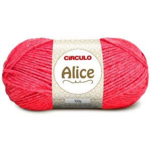 Lã Alice 0368 - Rubi 100g Circulo