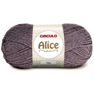Lã Alice 0681 - Lenha 100g Circulo