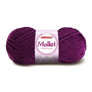 Lã Mollet 40g 6313 - Amora Circulo