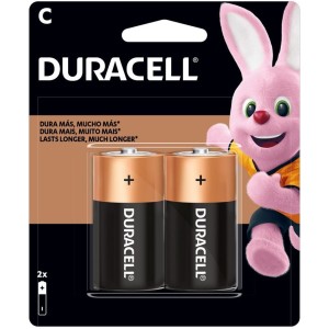 Pilha Alcalina Média C c/2 Duracell