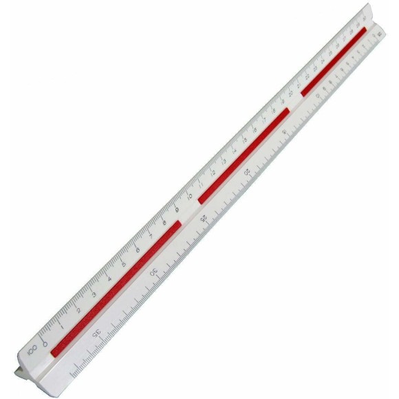 Escalímetro Triangular 7830/3 Trident