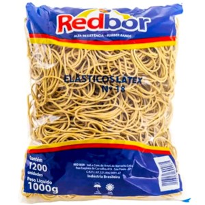 Elástico Látex 1Kg c/1200 Redbor
