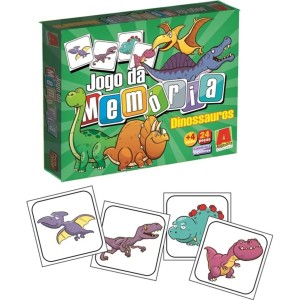 Jogo da Memória - Dinossauros Madeira 5058 Algazarra