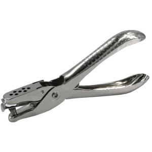 Perfurador de Papel 1 Furo Alicate 6mm para 6 Folhas Jocar Office