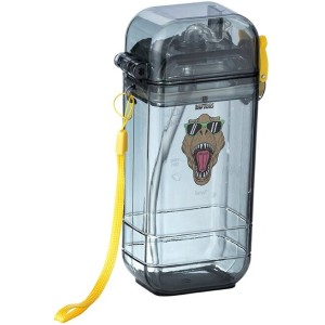 Garrafa Plástica 350ml - Raptors Verde e Cinza BRW