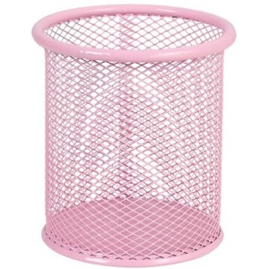 Porta Caneta Aramado Redondo - Rosa Pastel BRW