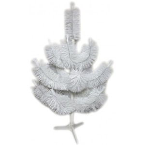 Árvore de Natal 80cm Branca Carina N.2 Sonatal