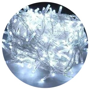 Pisca Pisca 100 LEDs Branco Frio 10 Metros 15101 Chibrali