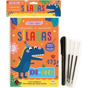 Livro com Caneta Mágica - Aprenda a Escrever Sílabas Ciranda Cultural
