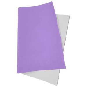 Papel Camurça (Aveludado) 40x60cm - Lilás c/25