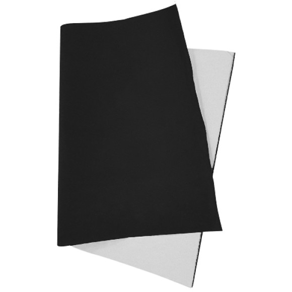 Papel Camurça (Aveludado) 40x60cm - Preto c/25