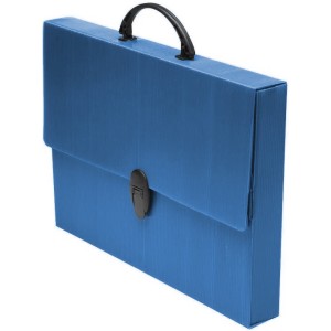 Pasta Maleta com Alça Novaonda - Azul 205 Polibrás