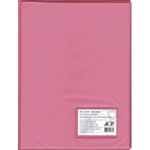Pasta Catálogo Ofício com 20 Envelopes Finos Rosa 132.RS ACP