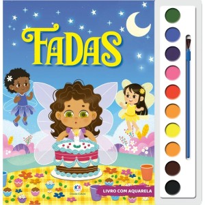 Livro com Aquarela - Fadas Ciranda Cultural