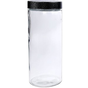 Pote de Vidro Redondo 2100ml - Nobre com Tampa de Ferro Le Bianco