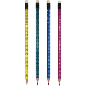 Lápis Preto N2 Tabuada com Borracha Gatte