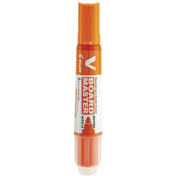 Pincel Marcador para Quadro Branco V-Board Master Laranja Pilot