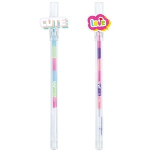 Caneta Gel 3 Cores 0.7mm - Cute BRW