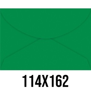 Envelope Colorido 114mm x 162mm - Verde Escuro c/100 Foroni