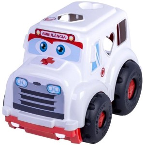 Carrinho Patrulha Ambulância 502 Super Toys