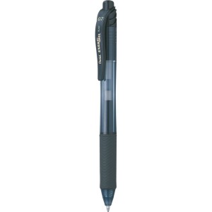 Caneta Gel 0.7mm Energel X Retrátil Preta Pentel