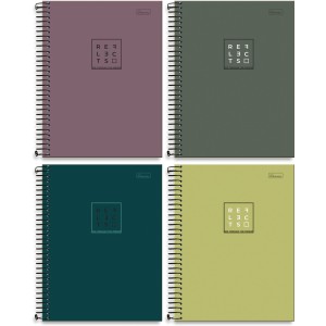Caderno 10 Matérias Reflects 160fls Cadersil