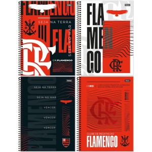 Caderno 1 Matéria Flamengo 80 Folhas Foroni