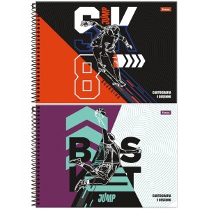Caderno de Cartografia Jump 96 Folhas Foroni