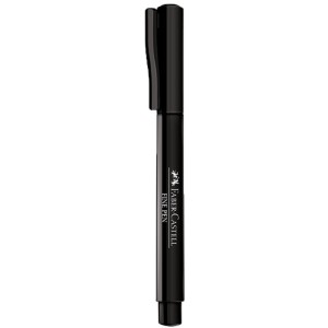 Caneta Fine Pen 0.4mm Preta Faber Castell
