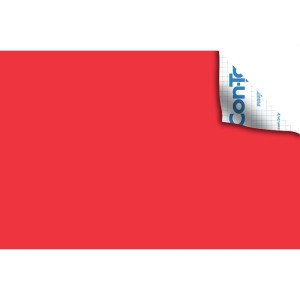 Papel Contact Adesivo 45cm x 2 Metros - Vermelho Fosco Con-Tact