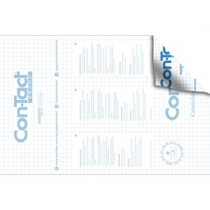 Papel Contact Adesivo 45cm x 2 Metros - Transparente Cristal Con-Tact