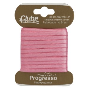 Fita de Cetim n.0 0009 - Rosa Pétala Progresso