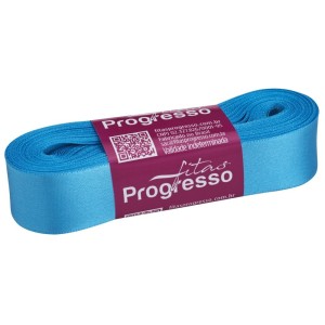 Fita de Cetim n.5 1390 - Azul Médio Progresso