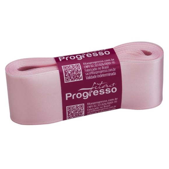 Fita de Cetim n.9 0209 - Rosa Claro Progresso