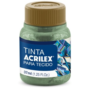 Tinta para Tecido Metálica 37ml - Cítrico 848 Acrilex