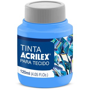 Tinta para Tecido 120ml - Azul Celeste 503 Acrilex
