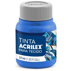 Tinta para Tecido 37ml - Azul Ultramar 543 Acrilex