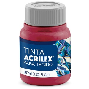 Tinta para Tecido 37ml - Vermelho Carmim 509 Acrilex