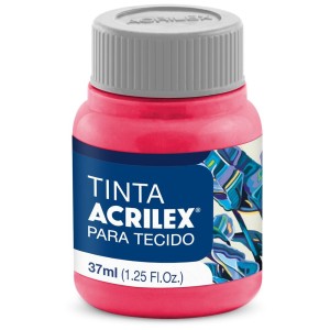 Tinta para Tecido 37ml - Vermelho Bebê 800 Acrilex